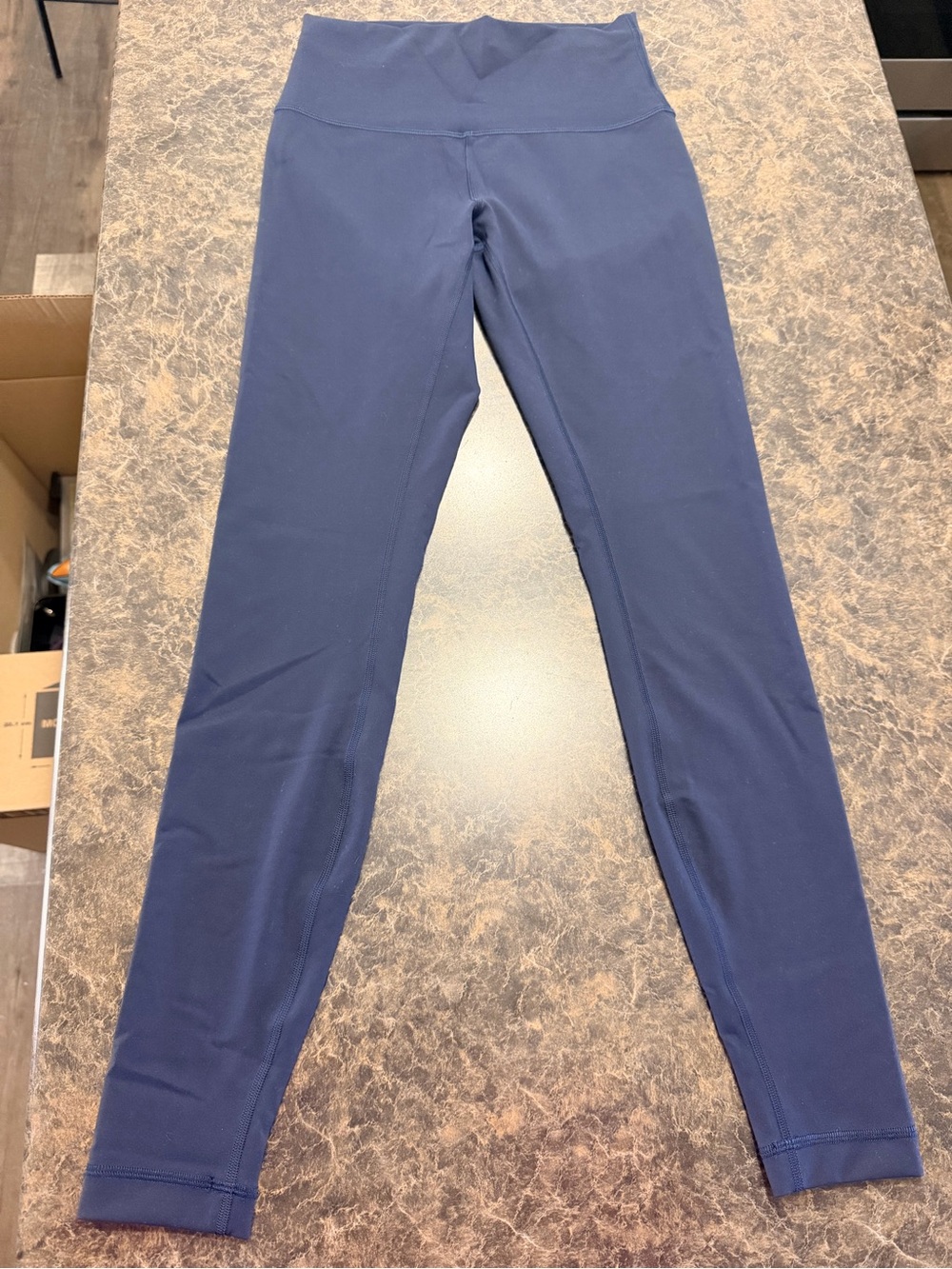 Lululemon Wunder Train, Navy Blue, High-Rise 28” Leggings - Size 6
